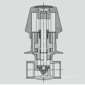 J4005 Messing-Absperrventil pn16, Absperrventil mit verchromtem / vernickeltem Griff